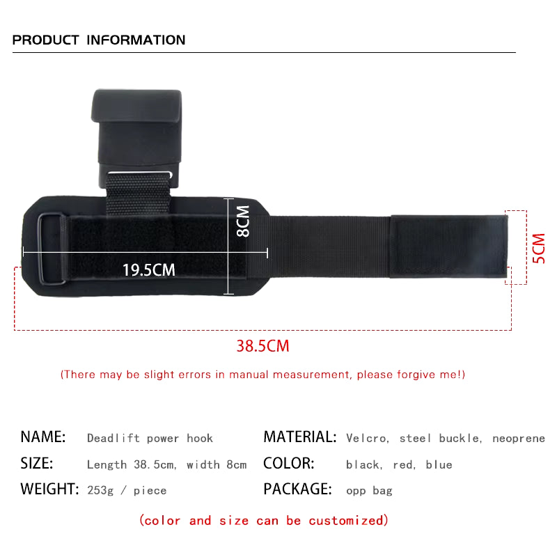 Straps de Entrenamiento con Ganchos de Alta Resistencia – Ideal para Pull-Ups, Powerlifting y Crossfit